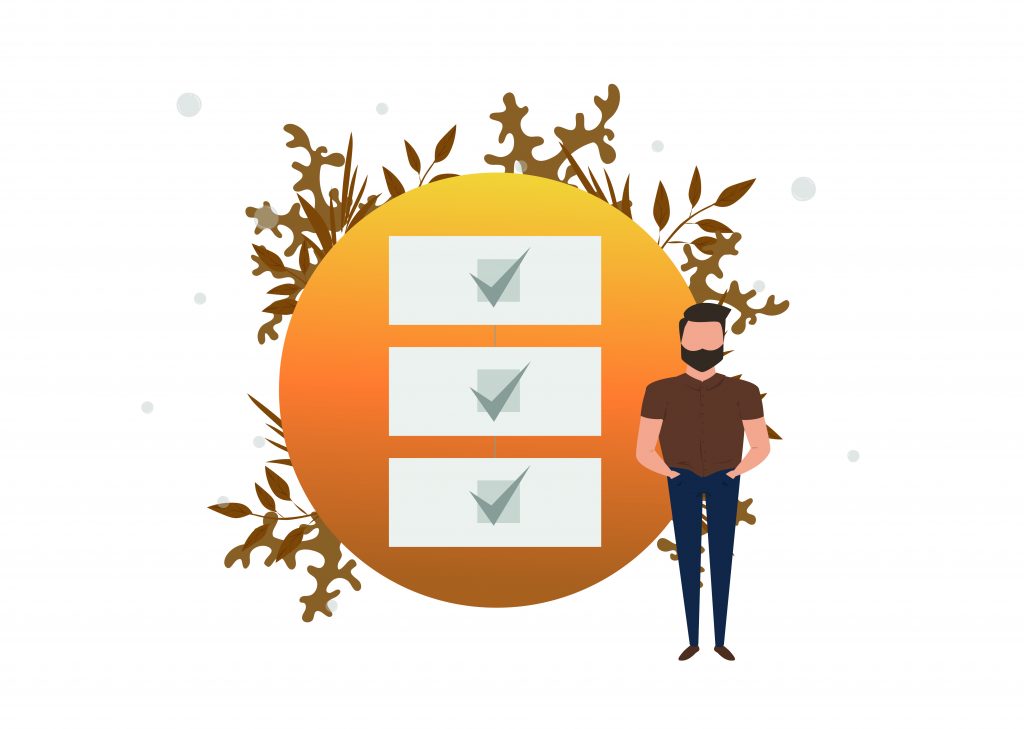 Morgan med tjekliste