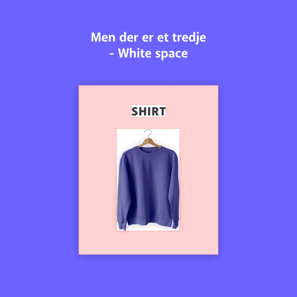 Illustration af forklaring for 3 elementer i et billede