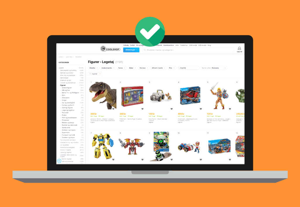 1 af 2 eksempler på god UX